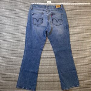 Levi's 529 Women's Jeans Blue Medium Wash Denim Stretch Bootcut Size 14